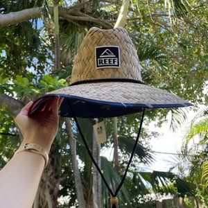 NWT Reef American Flag Straw Hat